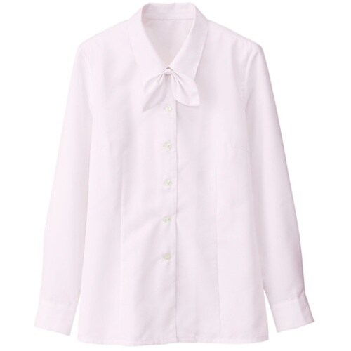 GROW テンセルR・ドビー長袖ブラウスピンク13