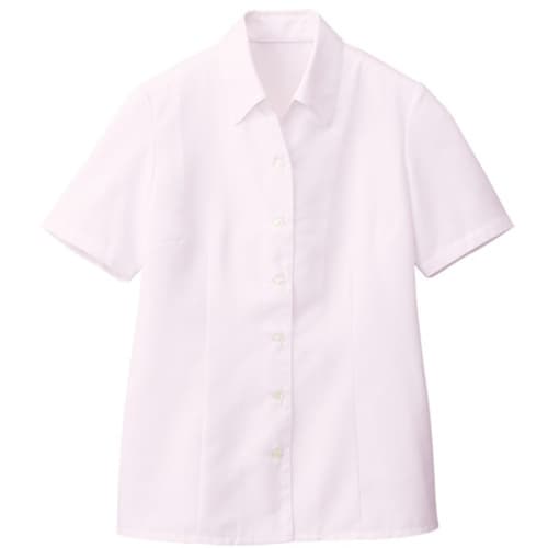 GROW テンセルR・ドビー半袖ブラウスピンク15