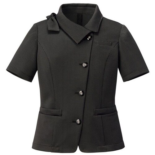 GROW ファインドッド・ニットオーバーブラウス黒