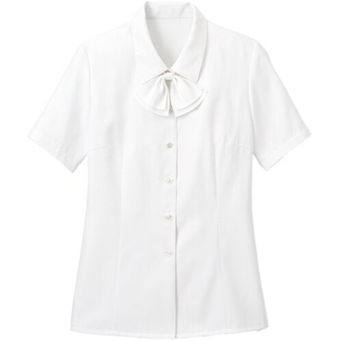 GROW シェブロン・ストライプブラウス白系17