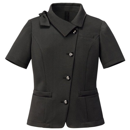 GROW ファインドッド・ニットオーバーブラウス黒