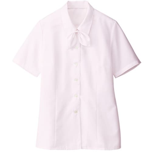 GROW テンセルR・ドビー半袖ブラウスピンク15