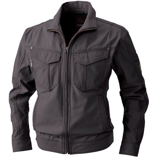 G.G. 5773 長袖ブルゾン チャコールグレー