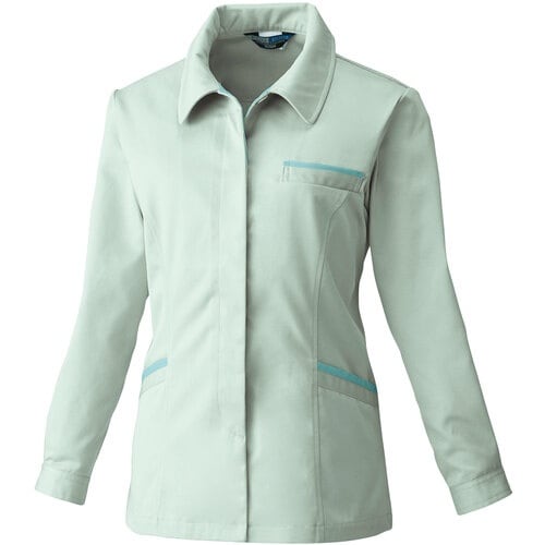 桑和 EC4222 レディース長袖スモック モスグ