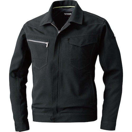 SOWA 963 長袖ブルゾン ブラック LL
