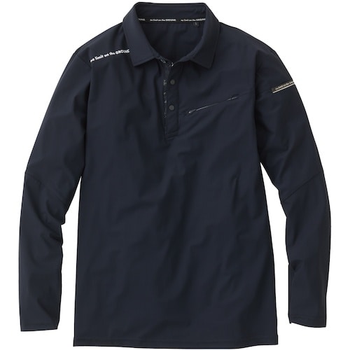 G.G. 0395−50 長袖ポロシャツ ブラック