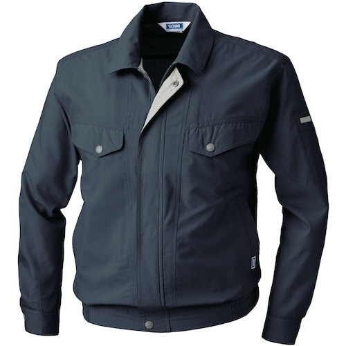 桑和 713 長袖ブルゾン ナイトネイビー 3L