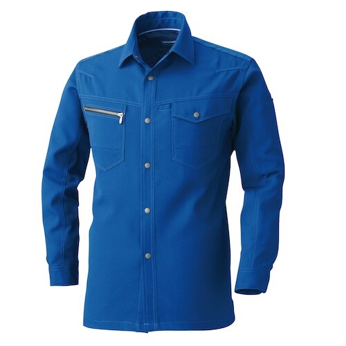 SOWA 965 長袖シャツ ブルー LL