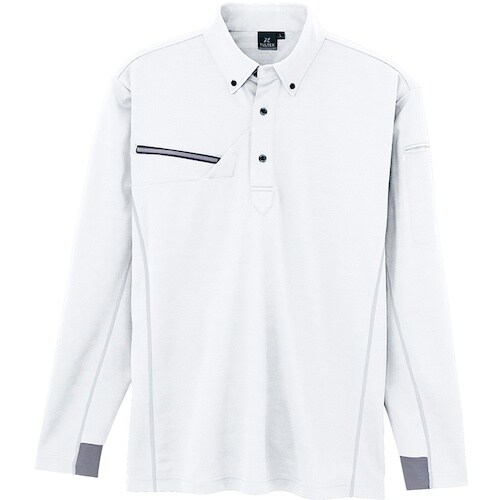 アイトス 接触冷感長袖ポロシャツ(男女兼用) AZ