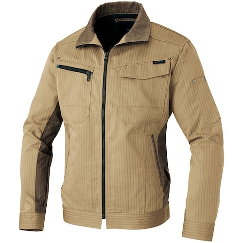 アイトス 長袖ブルゾン カーキ M