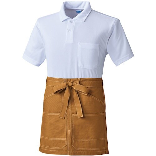 G.G. 10130 エプロン腰巻 ライトブラウン