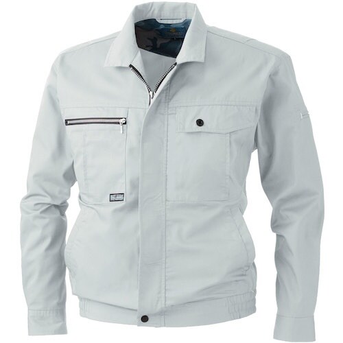 NBW 193 長袖ブルゾン シルバーグレー 3L