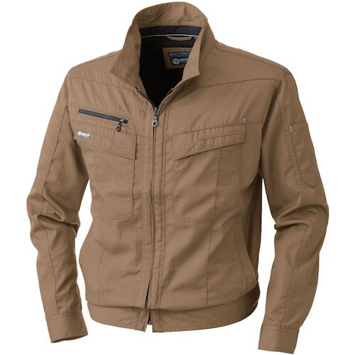 桑和 643 長袖ブルゾン ブラウン 3L