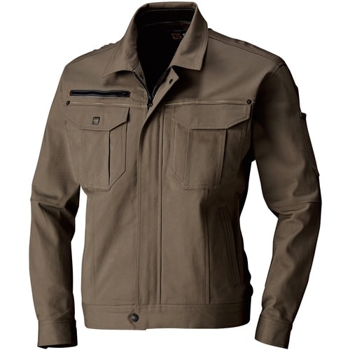 G.G. 1663 長袖ブルゾン カーキ 3L