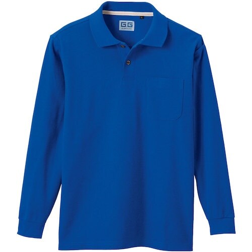 G.G. 50590 長袖ポロシャツ(胸ポケット付