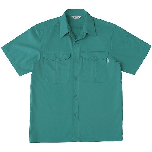 桑和 VA687 半袖シャツ ケンブリッヂブルー