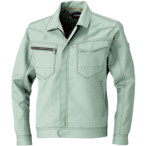 SOWA 9663 長袖ブルゾン モスグリーン L