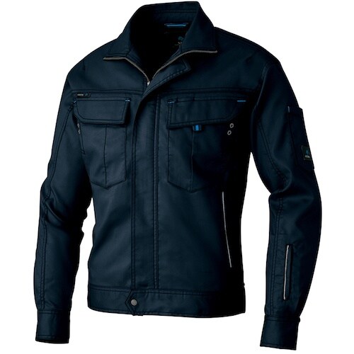 アイトス 長袖ブルゾン(男女兼用) ディープネイビ