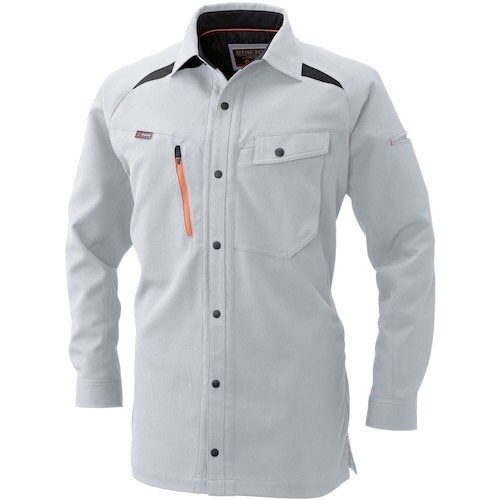 SOWA 745 長袖シャツ シルバーグレー LL