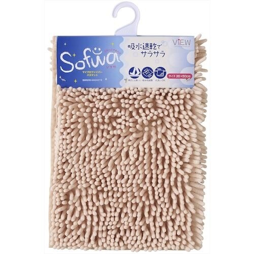 コンドル ソフワ バスマット 36×50cm ベー