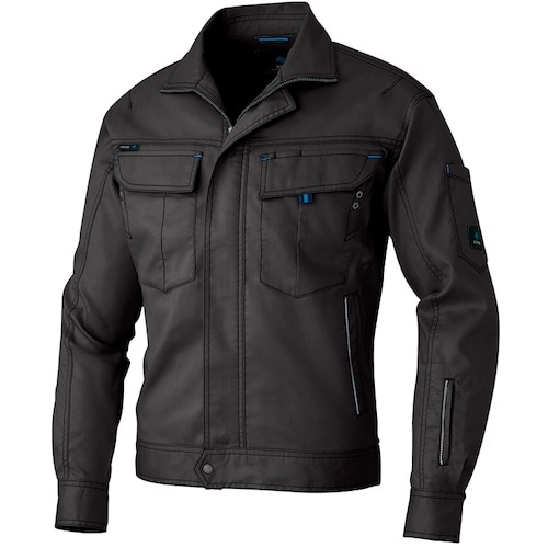 アイトス 長袖ブルゾン(男女兼用) チャコール L