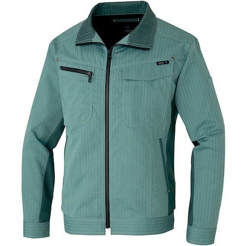 アイトス 長袖サマーブルゾン ターコイズ LL