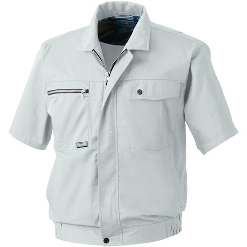 NBW 191 半袖ブルゾン シルバーグレー 3L