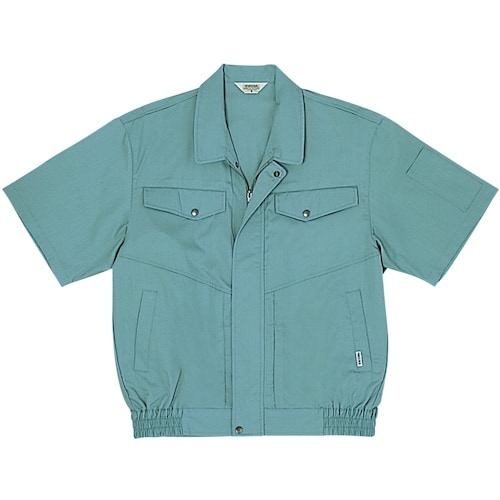 桑和 VA681 半袖ブルゾン パウダーブルー 3