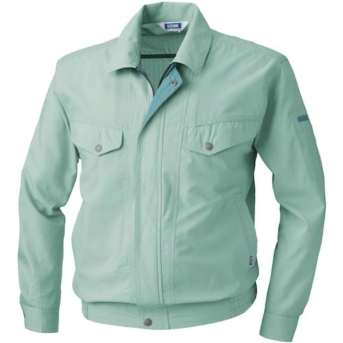 桑和 713 長袖ブルゾン モスグリーン 3L