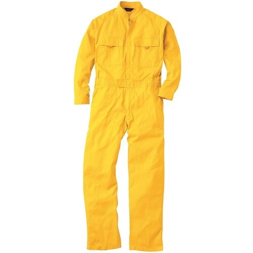 桑和 9000 つなぎ イエロー LL