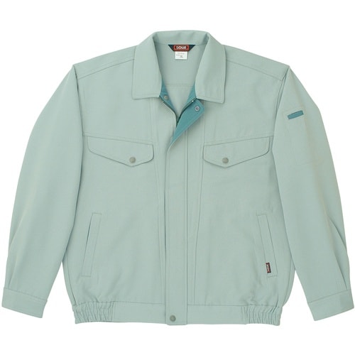 桑和 7113 長袖ブルゾン モスグリーン 3L