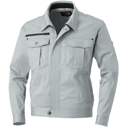 G.G. 163 長袖ブルゾン シルバーグレー M