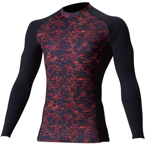 G.G. 7095−40 長袖サポートシャツ レッ