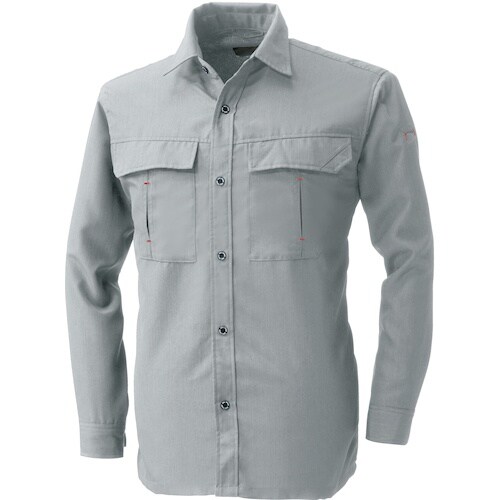 NBW 115 長袖シャツ シルバーグレー L