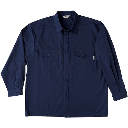 桑和 VA685 長袖シャツ ネイビー L