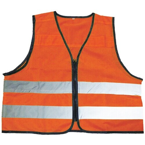 ミズケイ JIS規格防犯メッシュベスト オレンジ