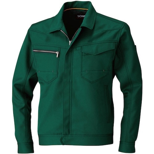 SOWA 9663 長袖ブルゾン ダークグリーン