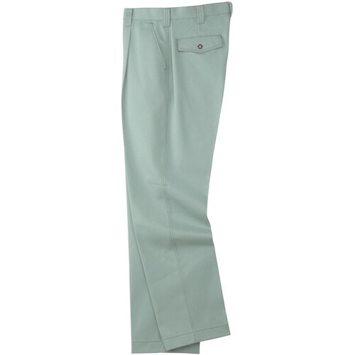 SOWA 9779 ワンタックスラックス モスグリ