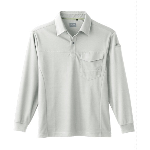 SOWA 50960 長袖ポロシャツ(胸ポケット付