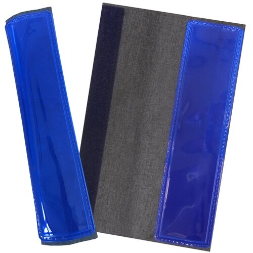 ミズケイ フルハーネス用反射ベルト 2枚入 青