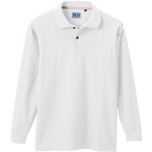 G.G. 50590 長袖ポロシャツ(胸ポケット付