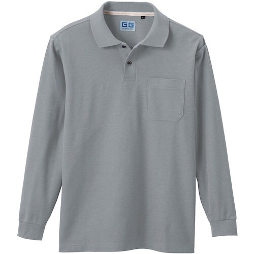 G.G. 50590 長袖ポロシャツ(胸ポケット付