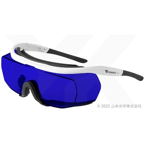 YAMAMOTO レーザー光用遮光一眼形めがね ハ
