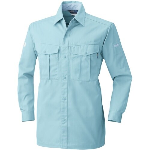 桑和 EC4225 長袖シャツ パウダーブルー 5