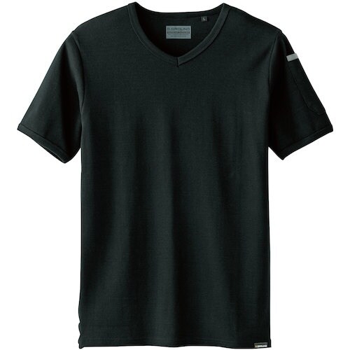 G.G. 50714 半袖VネックTシャツ ブラッ