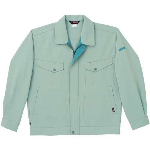 桑和 7110 長袖ブルゾン モスグリーン 3L