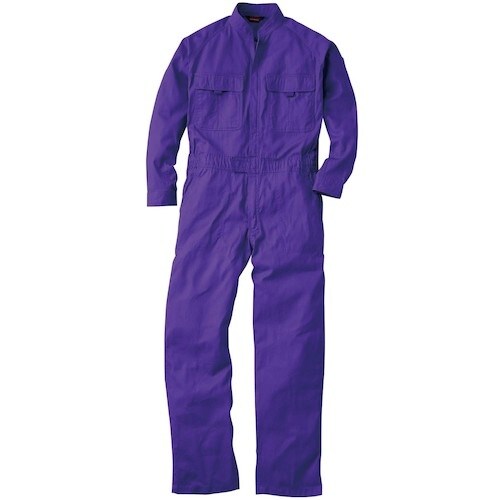 桑和 9000 つなぎ バイオレット LL