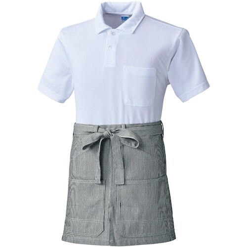 G.G. 10120 エプロン腰巻 ブルー フリー