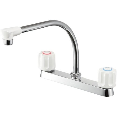 SANEI ツーバルブ台付混合栓