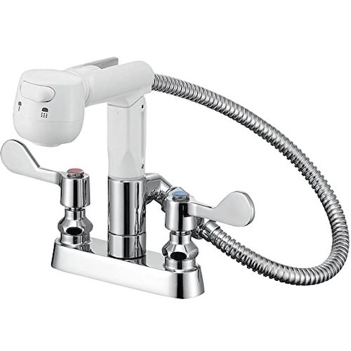 SANEI ツーバルブ台付スプレー混合栓